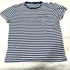 POLO BLUE STRIPE TEE SHIRT